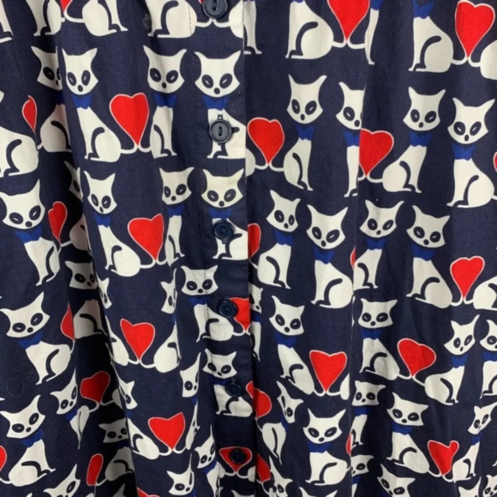 Modcloth Cat Dress - Picture 2 of 3